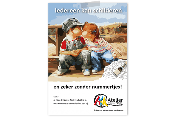 Creayv grafische vormgeving en dtp voor Atelier de Kromme Mijdrecht